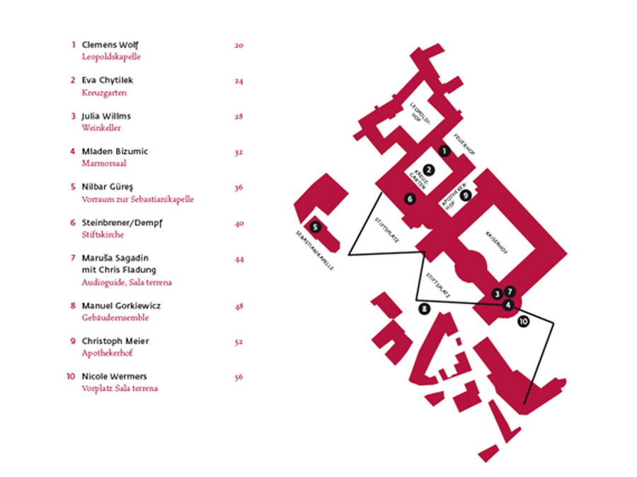 seca Stift Klosterneuburg 11 Lageplan