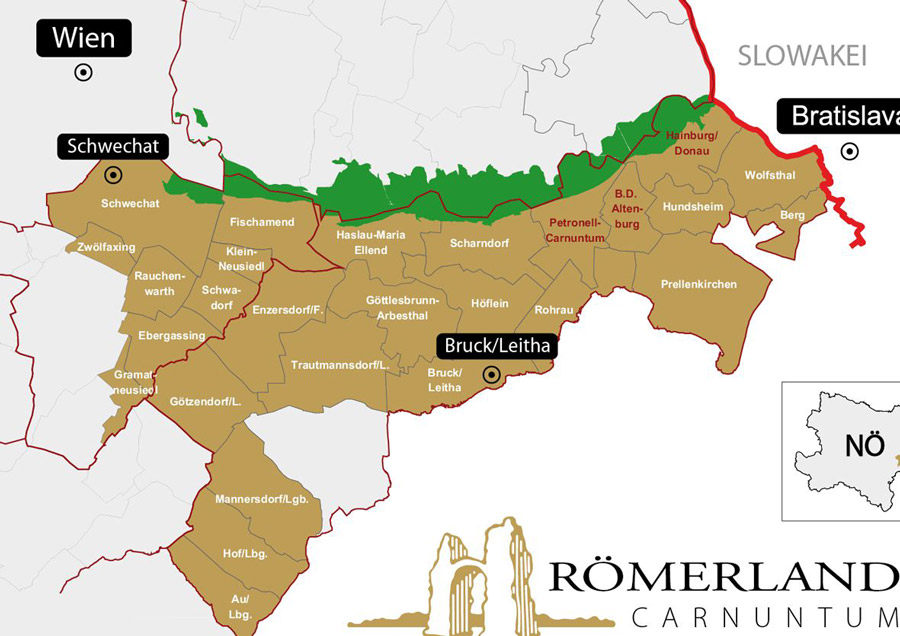 seca museumsverband Romerland Karte